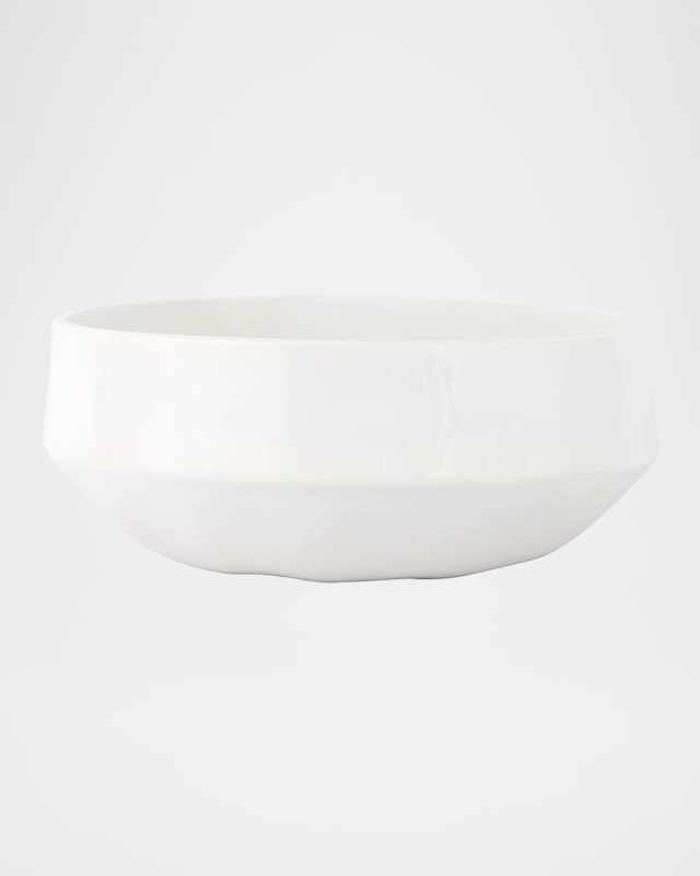 Aria White Organic Large Serving Bowl